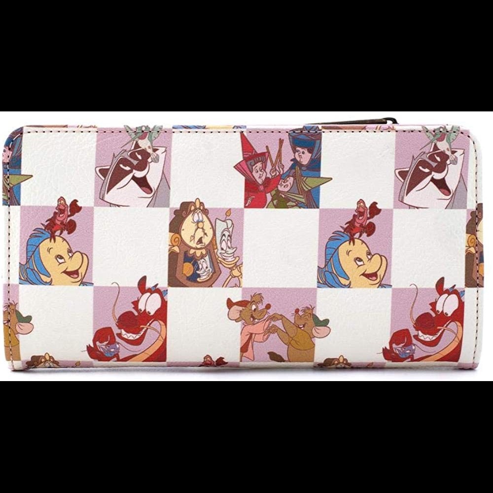 Disney Loungefly Princess Sidekicks checkered: Flounder, Cogsworth, and more - Picture 8 of 8